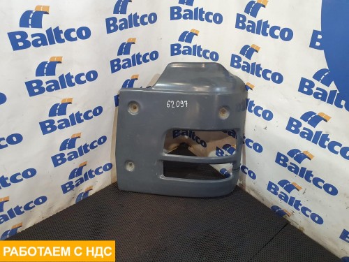 Угол бампера (металл) левый